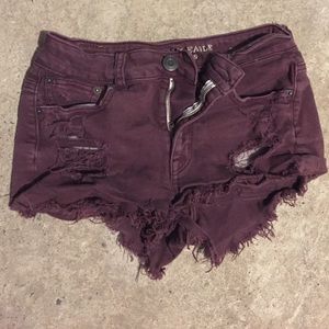 American eagle high high waisted shorts